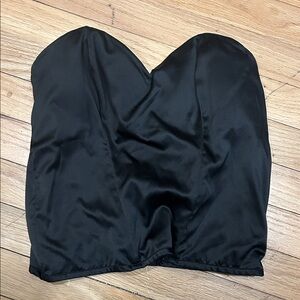 Victoria's Secret Black Satin Corset
